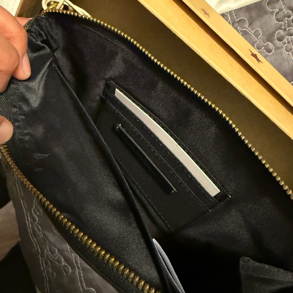 Lucky brand black leather wristlet and card case NEVER OPENED - Picture 2 of 2